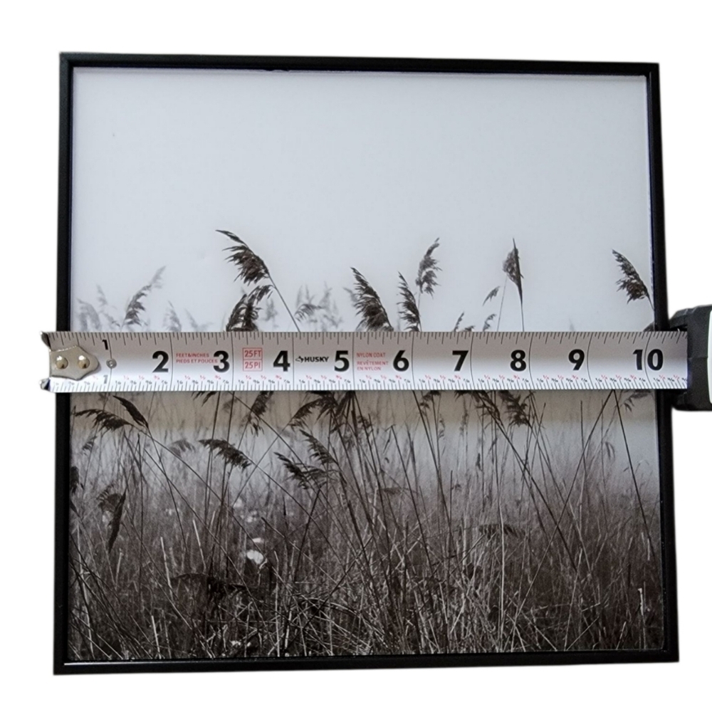 (C) Black/White Crystal Glass Wall Decor - Picture 4 of 5